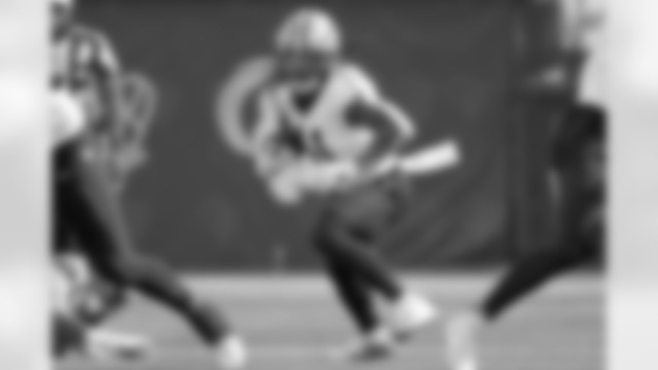 Check out the game action photos from the New Orleans Saints game against the Los Angeles Rams for Week 9 of the 2025 NFL season on Nov. 2, 2025 at SoFi Stadium.