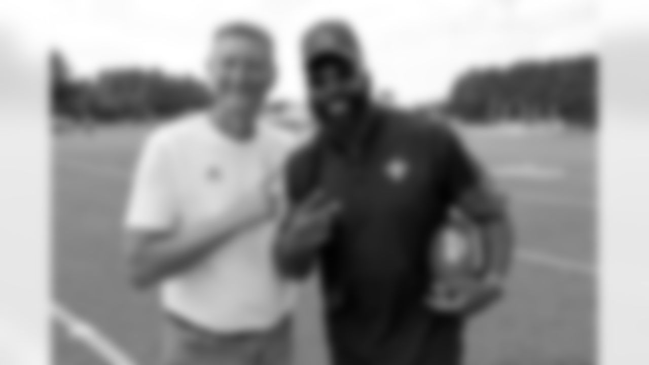 New Orleans Saints linebacker Demario Davis joined young athletes for a Play Football Experience and Flag Football clinic in Paris, France on Saturday, July 12, 2025.
