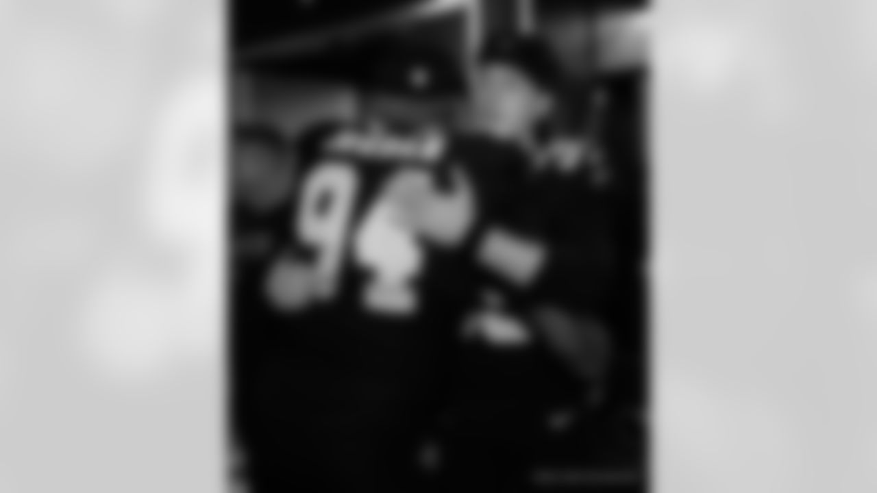 Head inside the New Orleans Saints locker room postgame after the Saints' win against the Carolina Panthers in Week 15 of the 2025 NFL Season presented by Bud Light.