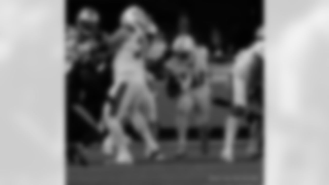 Check out the game action photos from the New Orleans Saints game against the Carolina Panthers for Week 10 of the 2025 NFL season on Nov. 9, 2025 at Bank of America Stadium.