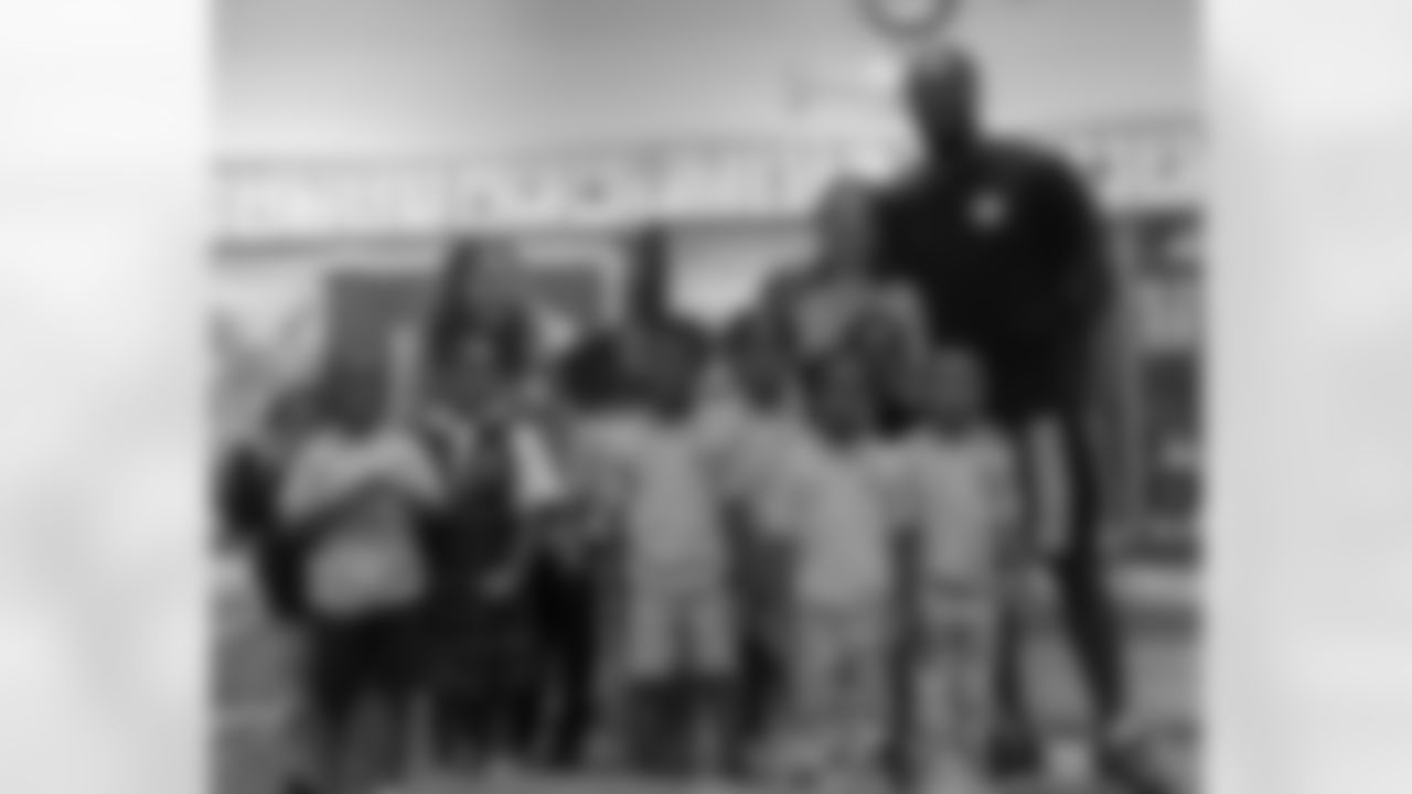 New Orleans Saints defensive end Cameron Jordan visited students at St. Stephen Catholic School on Monday, Sept. 16, 2024.