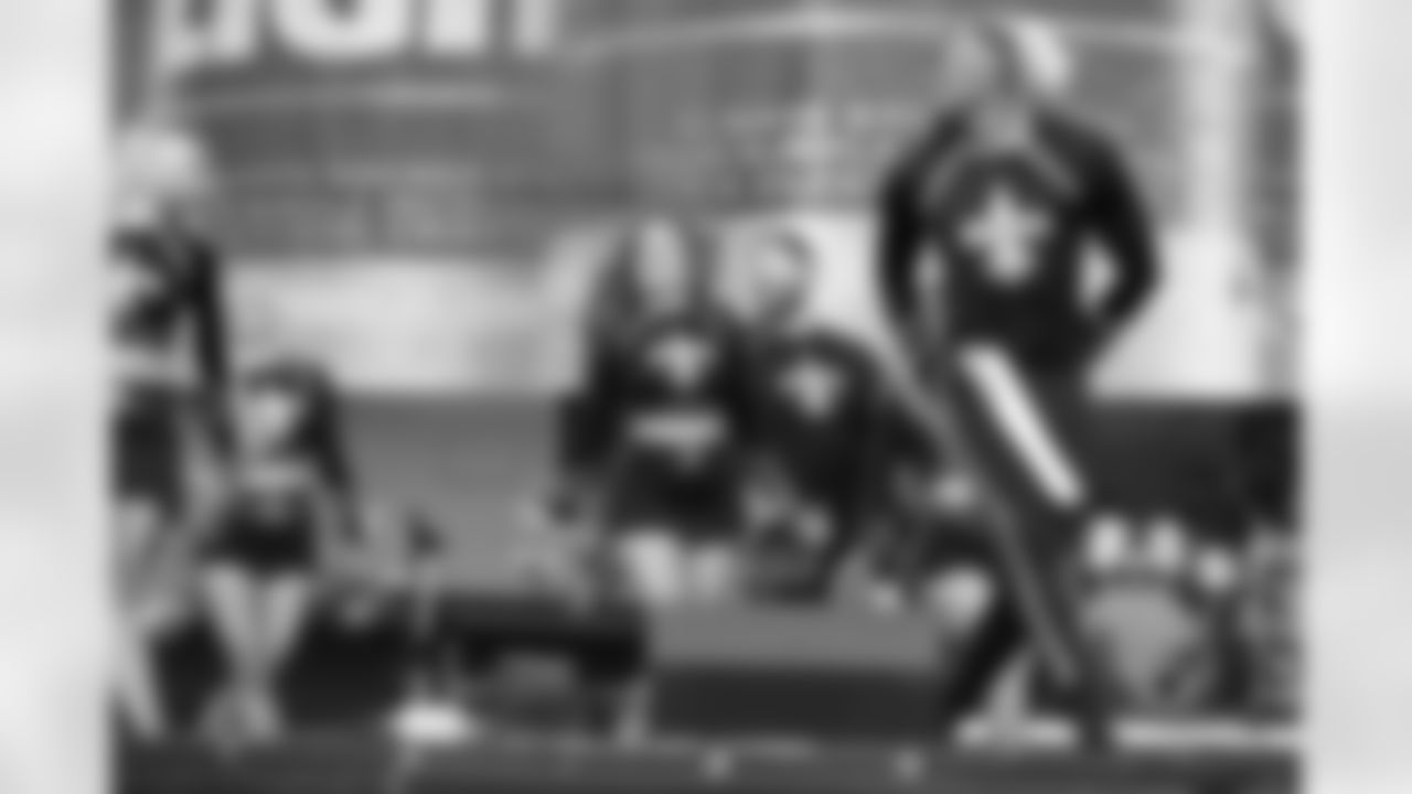 New Orleans Saints fans enjoyed the Week 16 entertainment in Champions Square ahead of the game against the New York Jets during the 2025 NFL season on Dec. 21, 2025.