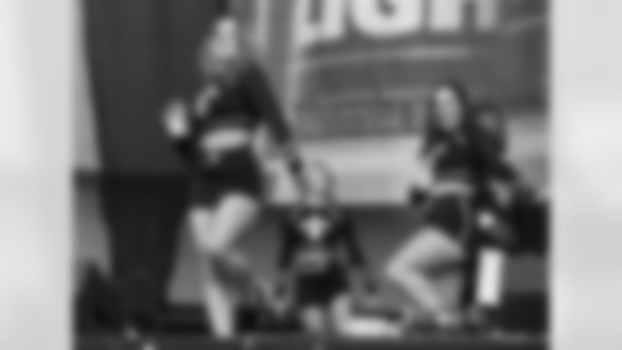 New Orleans Saints fans enjoyed the Week 16 entertainment in Champions Square ahead of the game against the New York Jets during the 2025 NFL season on Dec. 21, 2025.