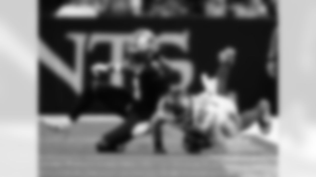 Check out the game action photos from the New Orleans Saints game against the New York Giants for Week 5 of the 2025 NFL season on Oct. 5, 2025 at Caesars Superdome.