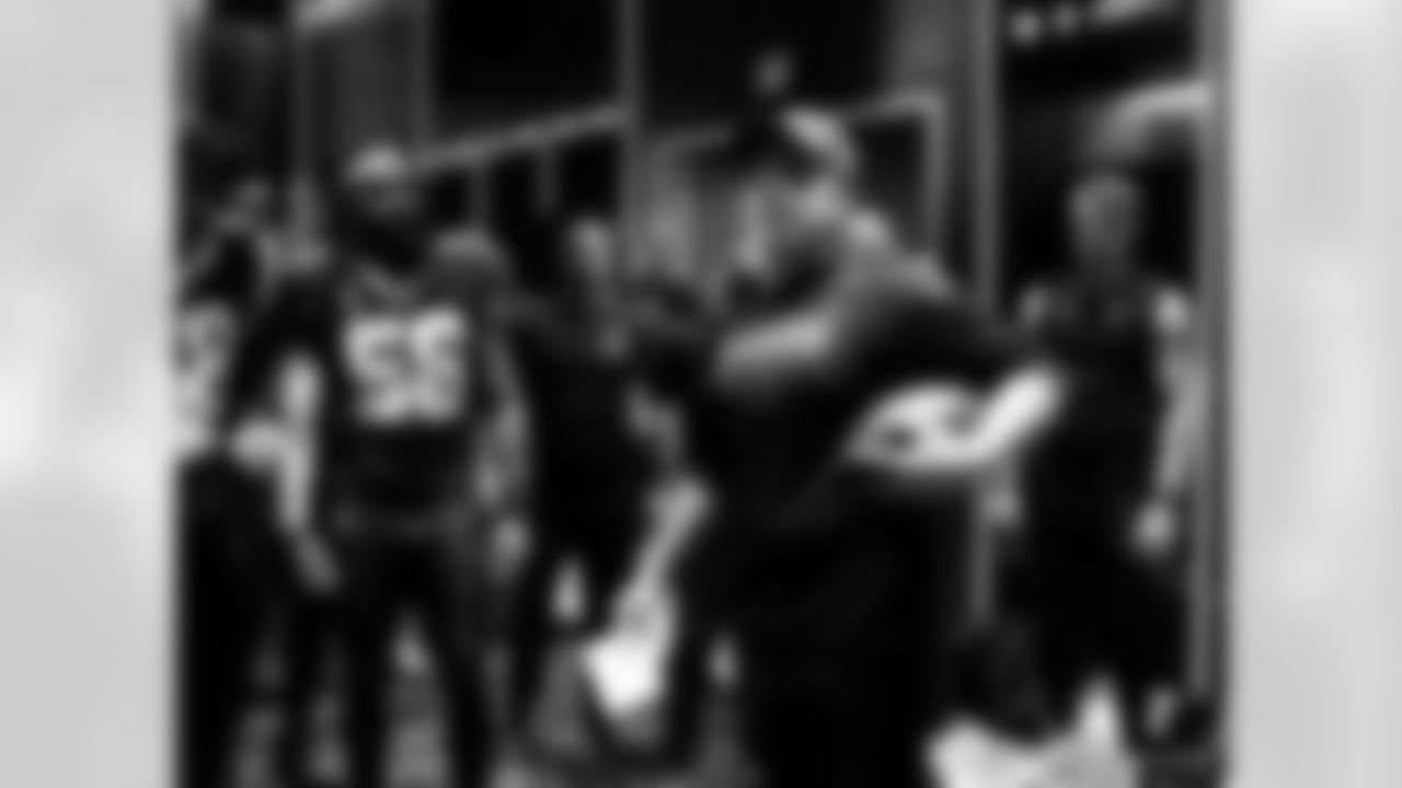 Head inside the New Orleans Saints locker room postgame after the Saints' win against the New York Giants in Week 5 of the 2025 NFL Season presented by Bud Light.