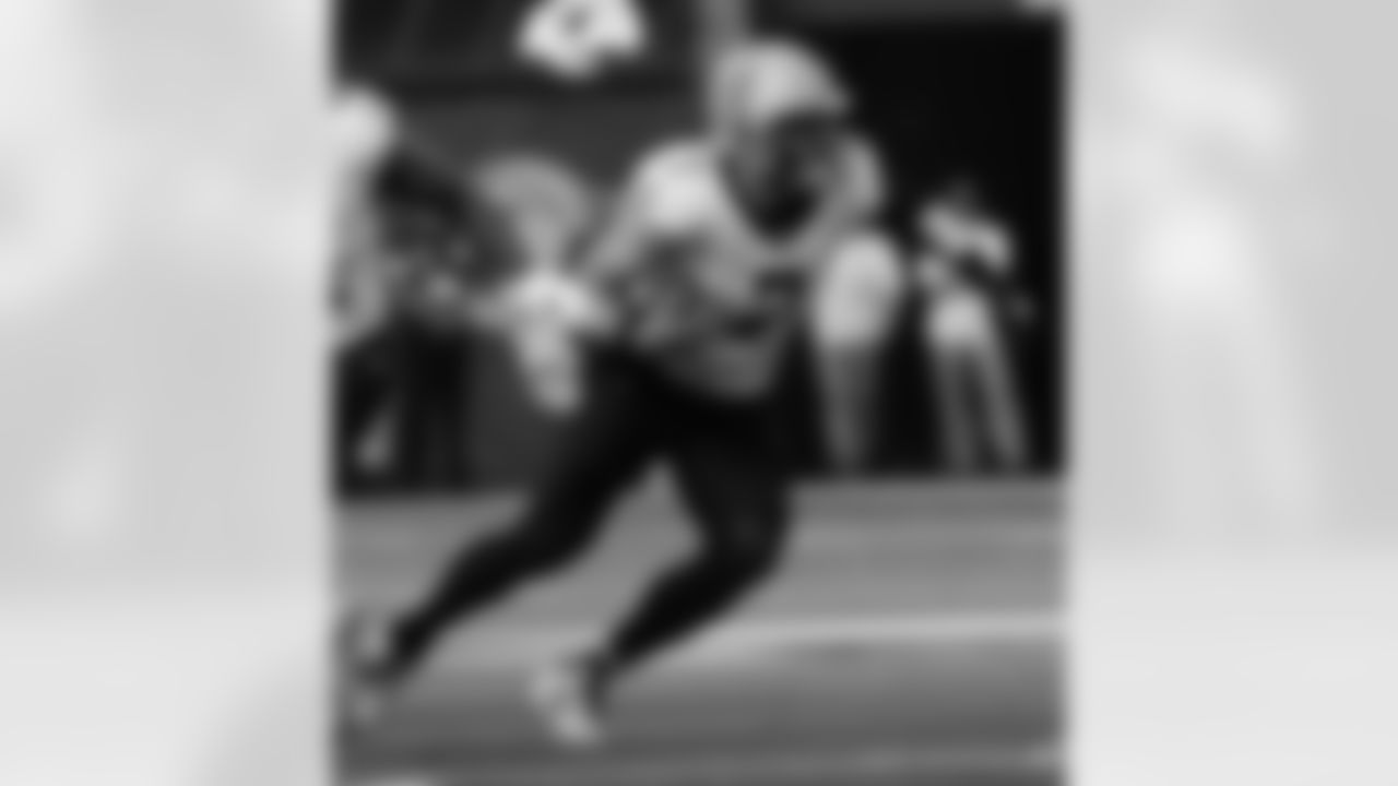 Check out the game action photos from the New Orleans Saints game against the Los Angeles Rams for Week 9 of the 2025 NFL season on Nov. 2, 2025 at SoFi Stadium.