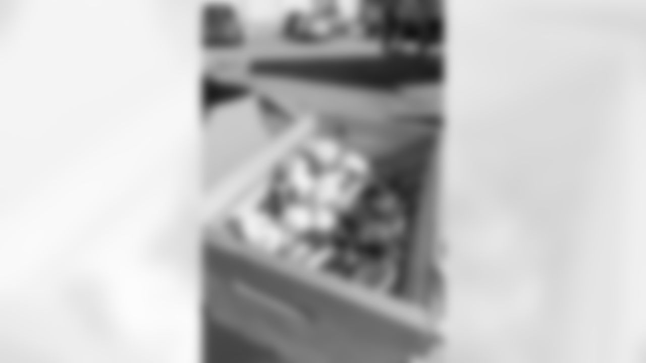 The New Orleans Saints Cheer Krewe and Gumbo joined Sysco New Orleans to distribute meals at their annual Thanksgiving food drive on Sunday, Nov. 16, 2025.