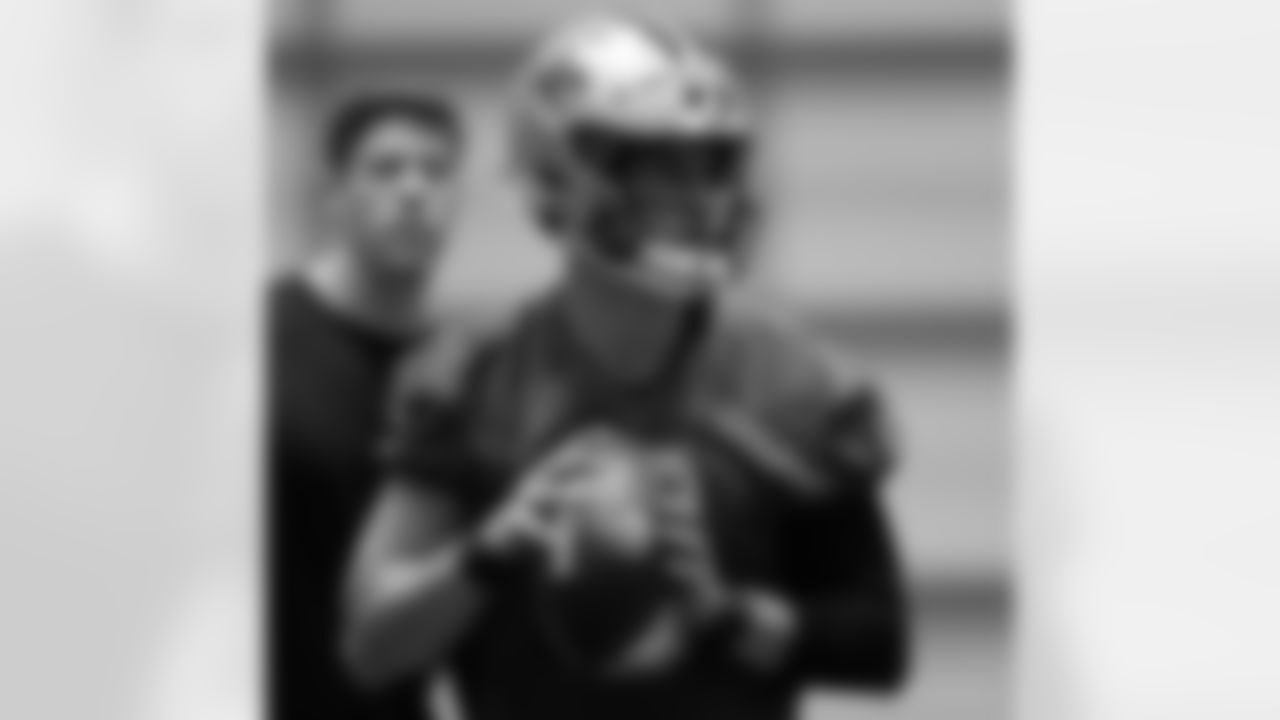 New Orleans Saints players attended 2025 Rookie Minicamp workouts at the Ochsner Sports Performance Center on May 10, 2025.