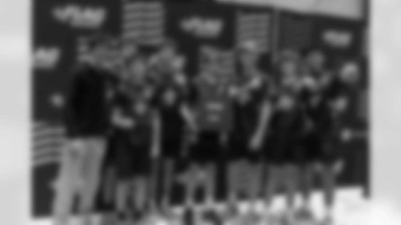 The New Orleans Saints host a NFL regional flag football tournament at the Shine on Airline and the Ochsner Sports Performance Center on November 1, 2025. The regional tournament included flag football for all youth athletes between the ages of 8U and 17U for the girls' bracket and 8U and 14U for the coed bracket.