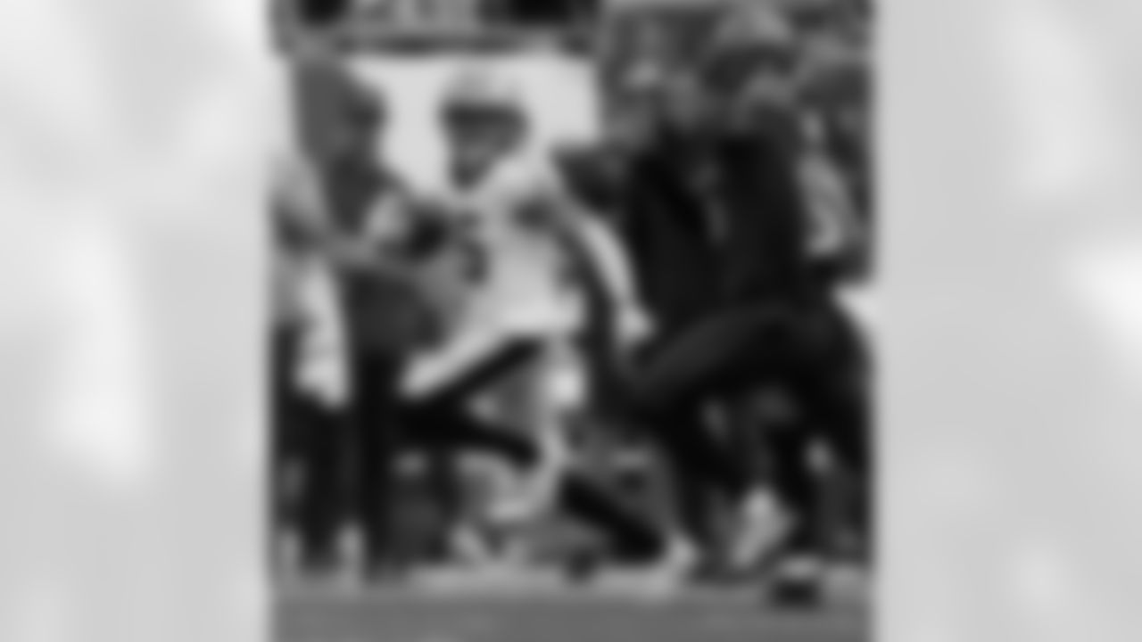 Check out the game action photos from the New Orleans Saints game against the Tampa Bay Buccaneers for Week 14 of the 2025 NFL season on Dec. 7, 2025 at Raymond James Stadium.