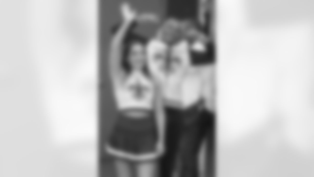 Check out the best photos of Saints Cheer Krewe member Paige throughout the 2024 New Orleans Saints season.