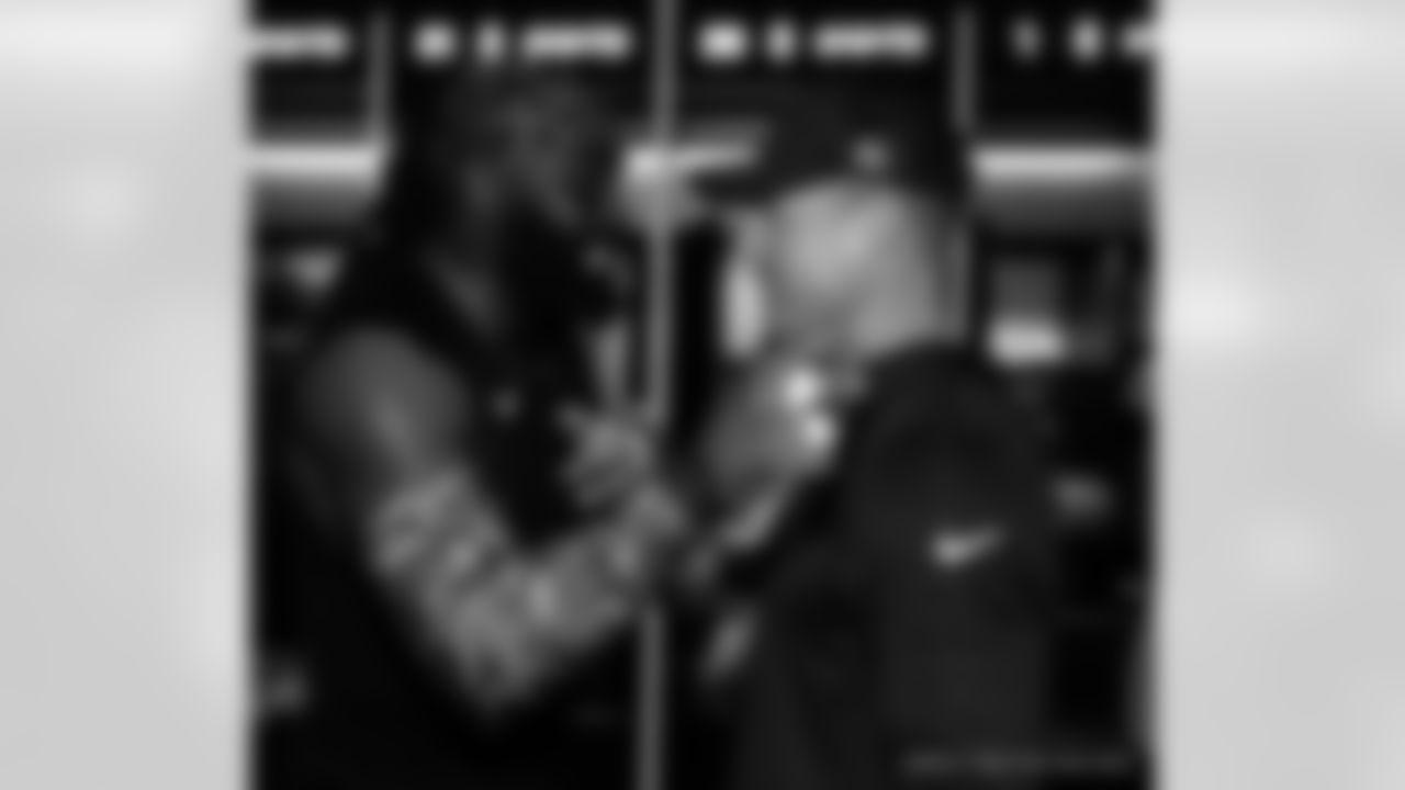 Head inside the New Orleans Saints locker room postgame after the Saints' win against the New York Jets in Week 16 of the 2025 NFL season presented by Bud Light.