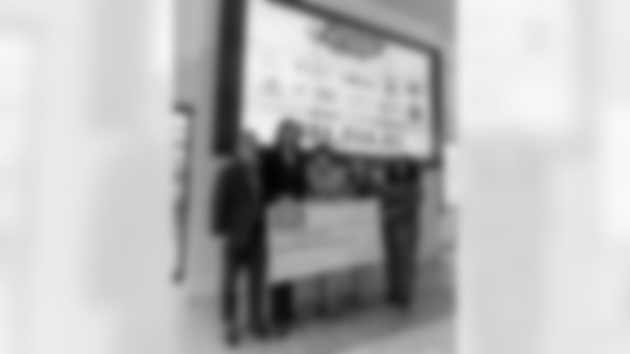 New Orleans Saints owner Gayle Benson presented several Louisiana charitable organizations with their portion of the team's 50/50 raffle sales during the 2025 NFL season at the Ochsner Sports Performance Center on Friday, Jan. 23, 2026.