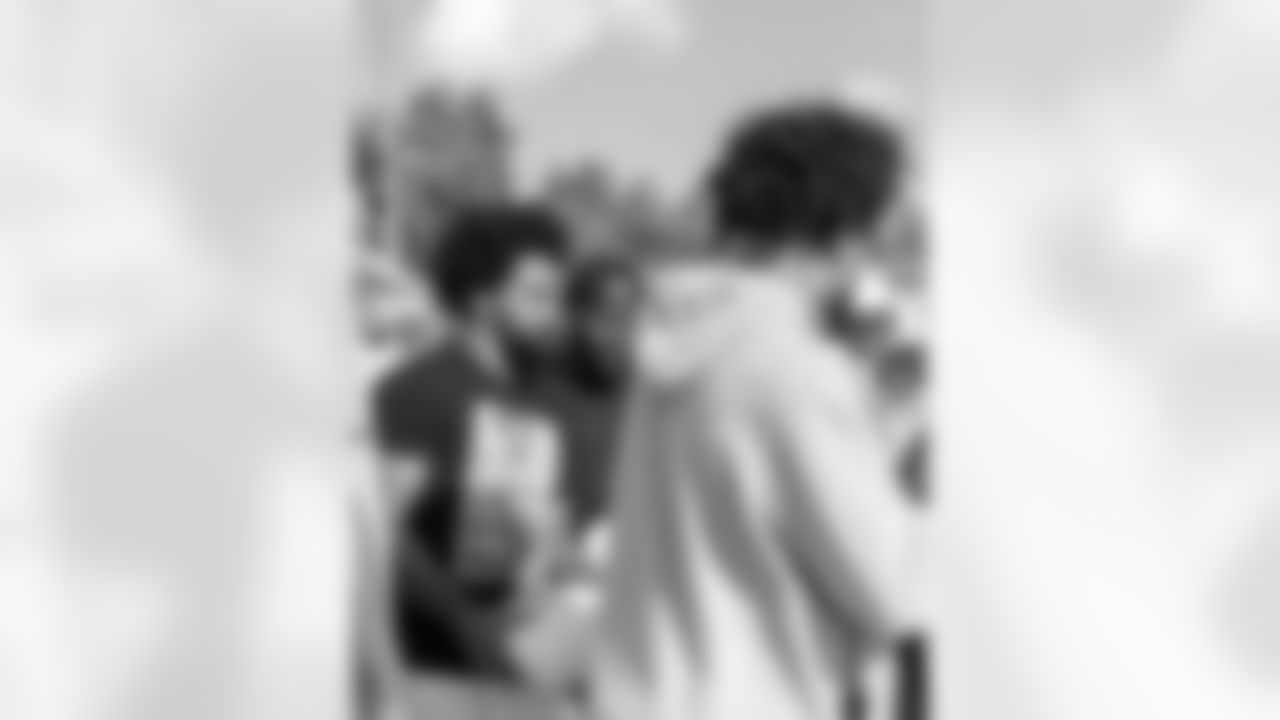 Chris Olave and The Olave Family Foundation volunteered with Lighthouse Nola and Second Harvest Food Bank for their Thanksgiving turkey drive through on Nov. 25, 2025.