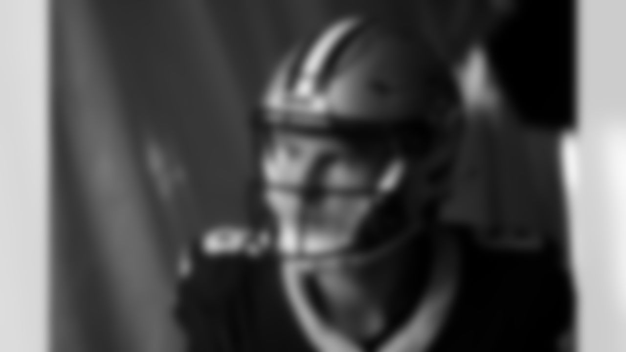 New Orleans Saints quarterback Tyler Shough (6) poses for a portrait during the NFLPA Rookie Premiere on Saturday, May 17, 2025 in Thousand Oaks, Calif. (Ben Liebenberg/NFL)