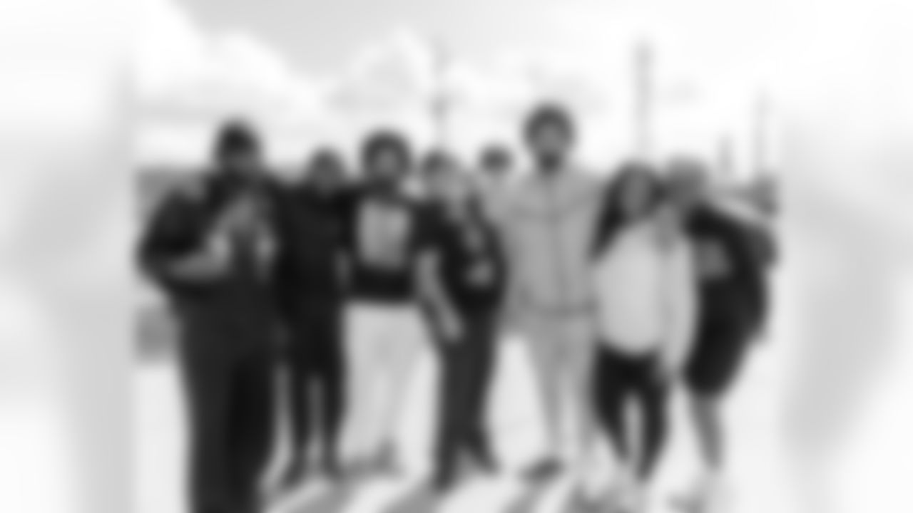 Chris Olave and The Olave Family Foundation volunteered with Lighthouse Nola and Second Harvest Food Bank for their Thanksgiving turkey drive through on Nov. 25, 2025.