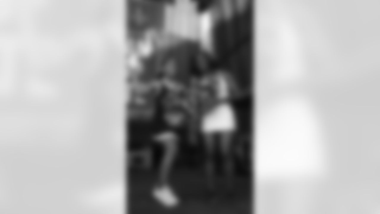 New Orleans Saints fans enjoyed the Week 12 entertainment in Champions Square ahead of the game against the Atlanta Falcons during the 2025 NFL season on Nov. 23, 2025.