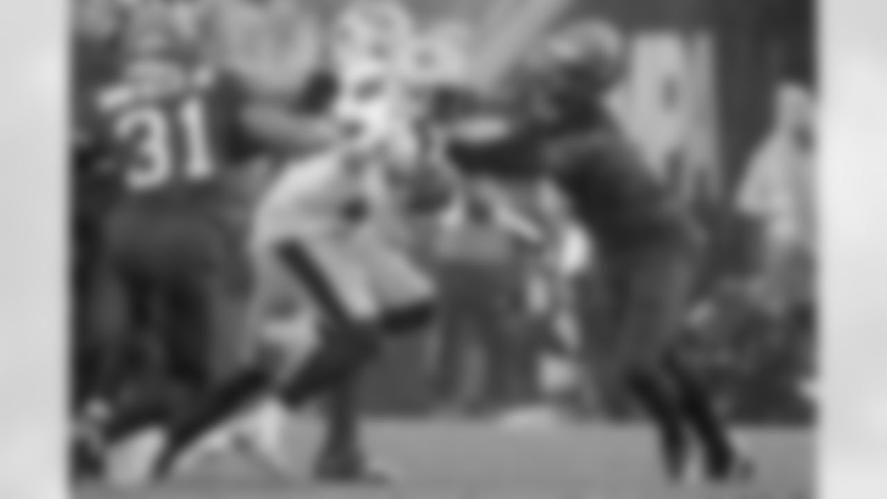 Check out the game action photos from the New Orleans Saints game against the Tampa Bay Buccaneers for Week 14 of the 2025 NFL season on Dec. 7, 2025 at Raymond James Stadium.