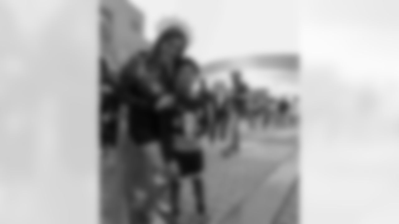 New Orleans Saints fans enjoyed the Week 16 entertainment in Champions Square ahead of the game against the New York Jets during the 2025 NFL season on Dec. 21, 2025.