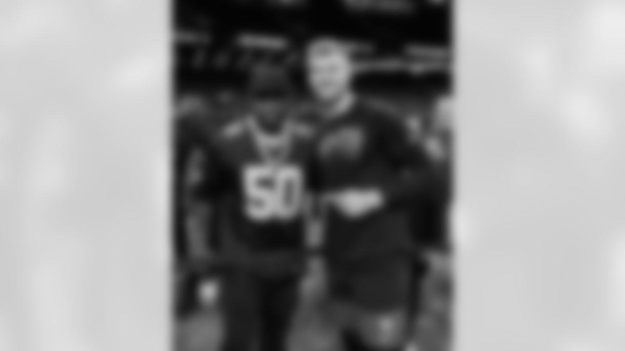 Rapper 50 Cent attended the New Orleans Saints game against the New York Jets for Week 16 of the 2025 NFL season on Dec. 21, 2025 at the Caesars Superdome.