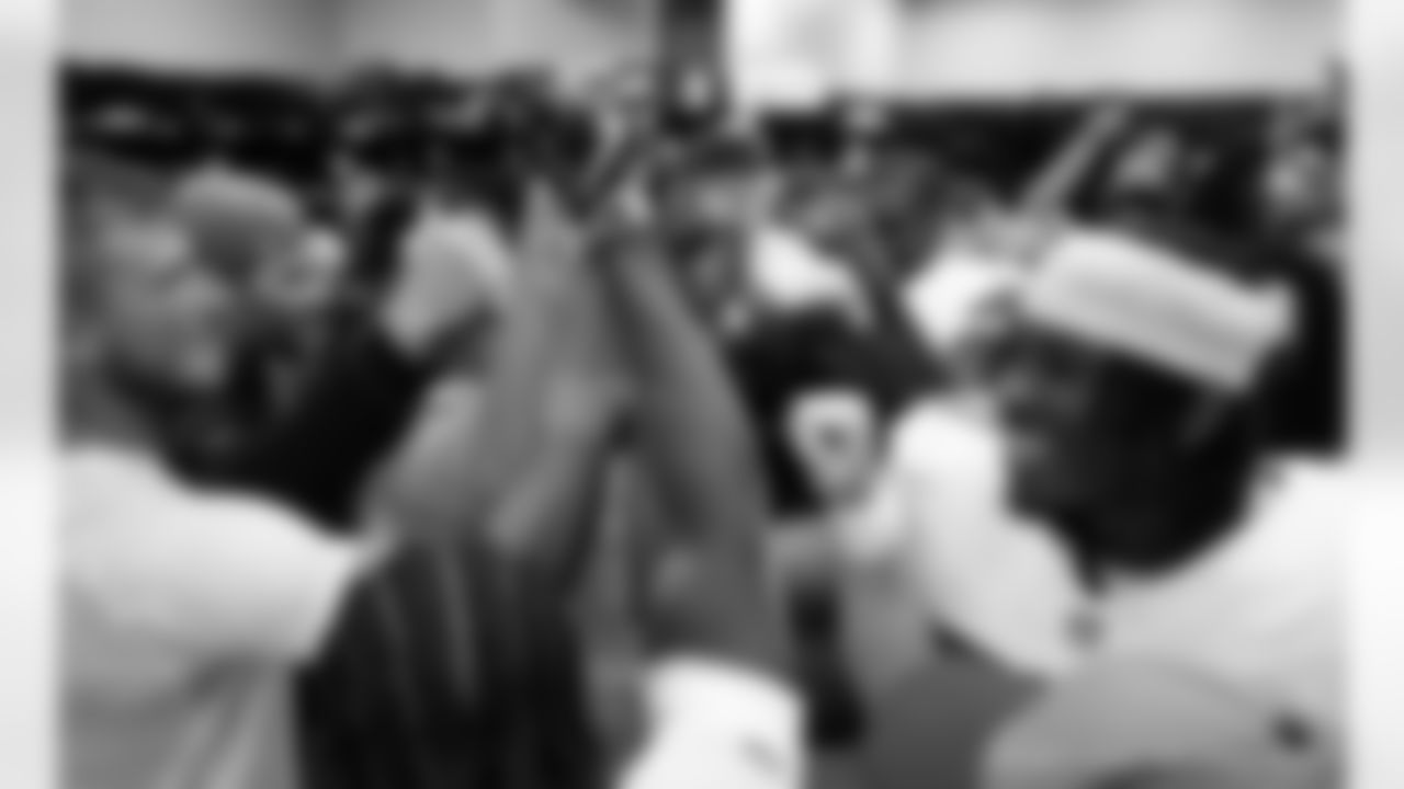 Head inside the New Orleans Saints locker room postgame after the Saints' win against the Carolina Panthers in Week 10 of the 2025 NFL Season presented by Bud Light.