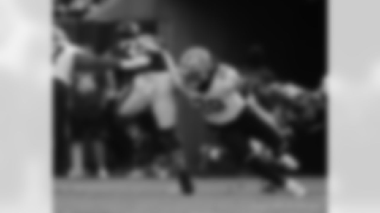 Check out the game action photos from the New Orleans Saints game against the Chicago Bears for Week 7 of the 2025 NFL season on Oct. 19, 2025 at Soldier Field.