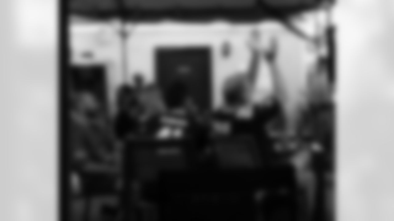 The New Orleans Saints hosted a watch party presented by Bud Light for their game against the Tennessee Titans on Dec. 28, 2025 at Bayou Beer Garden in New Orleans, Louisiana. Members of the Saints Cheer Krewe were in attendance and interacting with fans during the event.