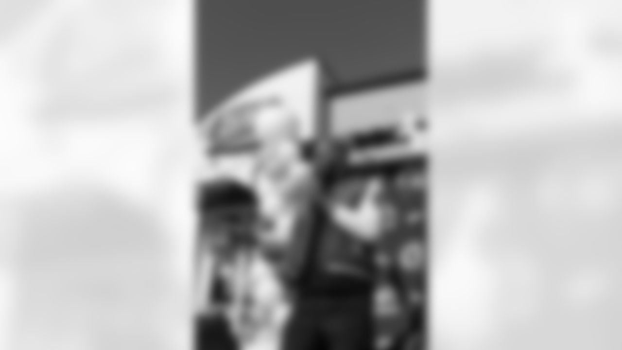 New Orleans Saints quarterback Tyler Shough and defensive end Cam Jordan joined Raising Cane's to surprise 100 kids from the Boys and Girls Club of Metro Louisiana with new bikes and helmets for the holidays on Tuesday, Dec. 9, 2025.