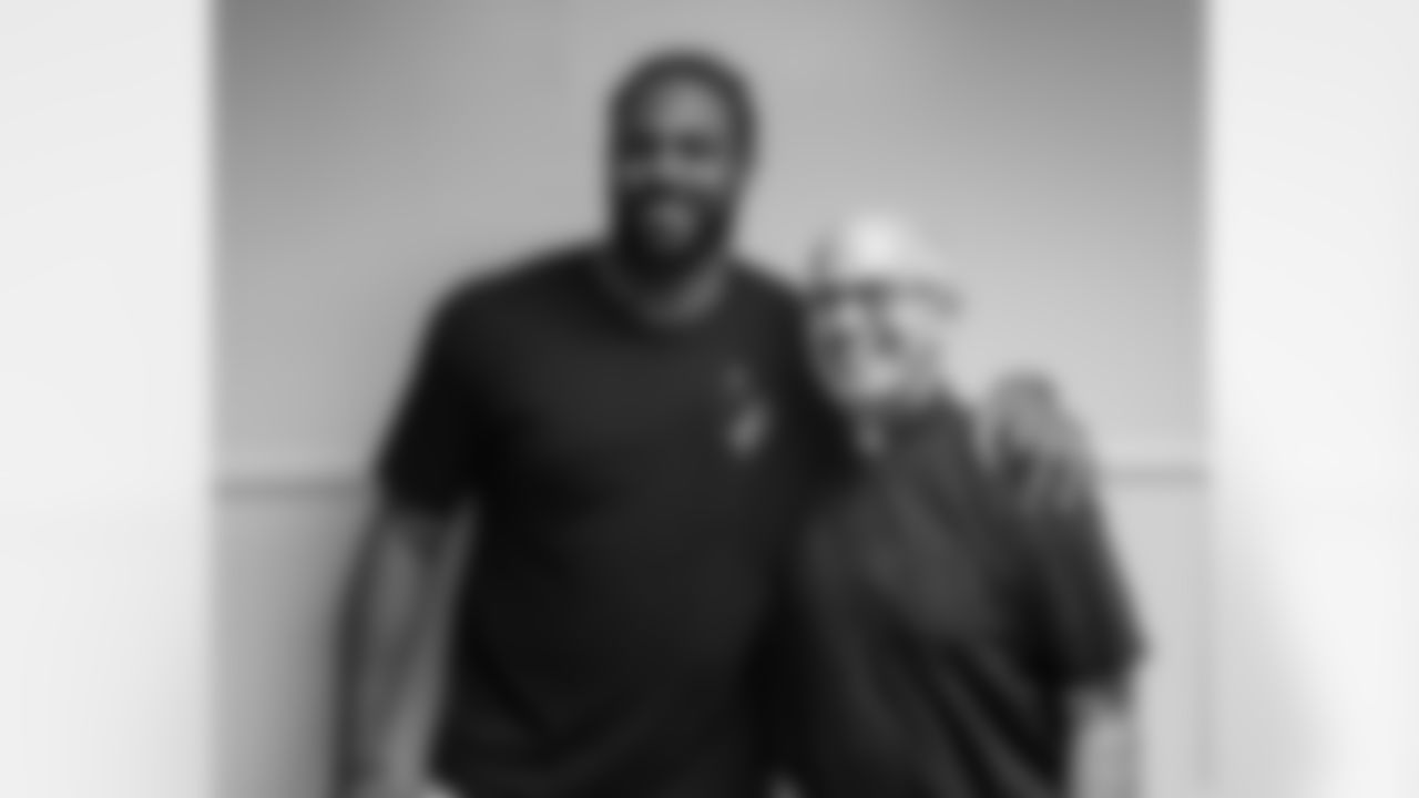 New Orleans Saints defensive end Cameron Jordan visited students and staff at St. Angela Merici School on Tuesday, Oct. 14, 2025.