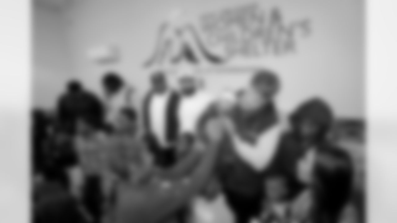 New Orleans Saints center/guard Cesar Ruiz hosted a holiday toy giveaway at the New Orleans Women and Children's Center on Tuesday, Dec. 16, 2025. The event also featured appearances by fellow Saints players center Erik McCoy, linebacker Torricelli Simpkins III, wide receiver Easton Kilty, and offensive tackle William Sherman to spread holiday cheer to children and families in the community.