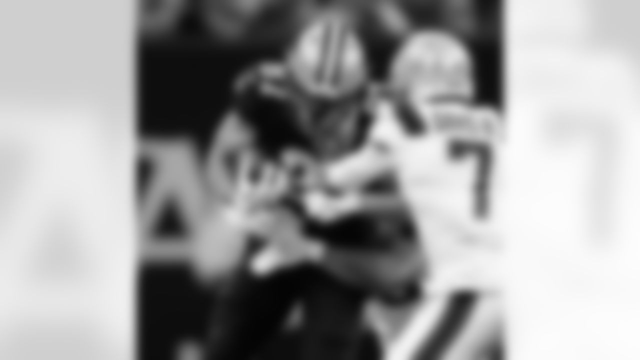 Check out the game action photos from the New Orleans Saints game against the New England Patriots for Week 6 of the 2025 NFL season on October 12, 2025 at Caesars Superdome.