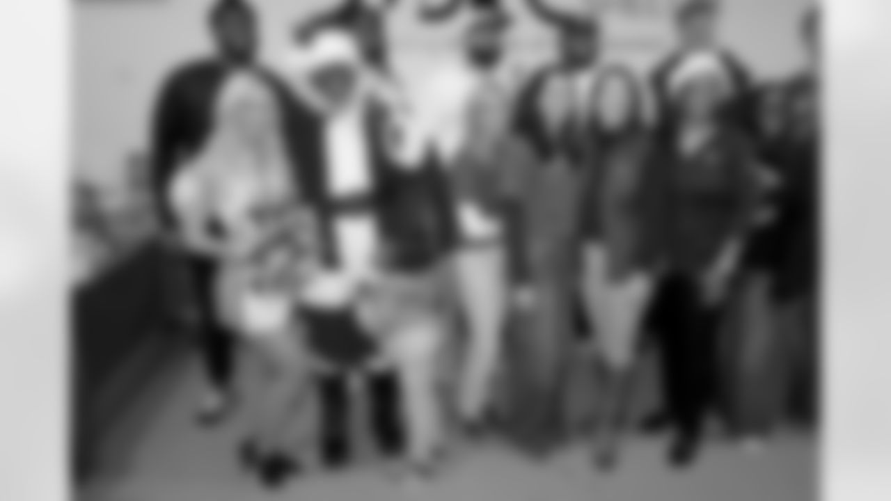 New Orleans Saints center/guard Cesar Ruiz hosted a holiday toy giveaway at the New Orleans Women and Children's Center on Tuesday, Dec. 16, 2025. The event also featured appearances by fellow Saints players center Erik McCoy, linebacker Torricelli Simpkins III, wide receiver Easton Kilty, and offensive tackle William Sherman to spread holiday cheer to children and families in the community.