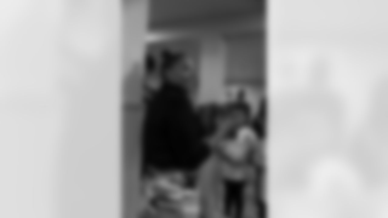 New Orleans Saints wide receiver Chris Olave hosted a Holiday Shoe Giveaway, donating shoes to the 18th Ward Girls Basketball team from the Boys & Girls Clubs of Metro Louisiana on Tuesday, Dec. 16, 2025.