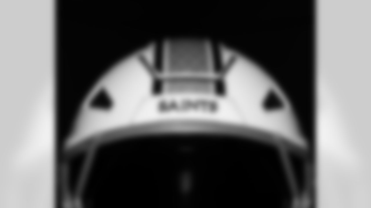 The New Orleans Saints unveiled a new white helmet that the team will wear for select games during the 2025 NFL season.
