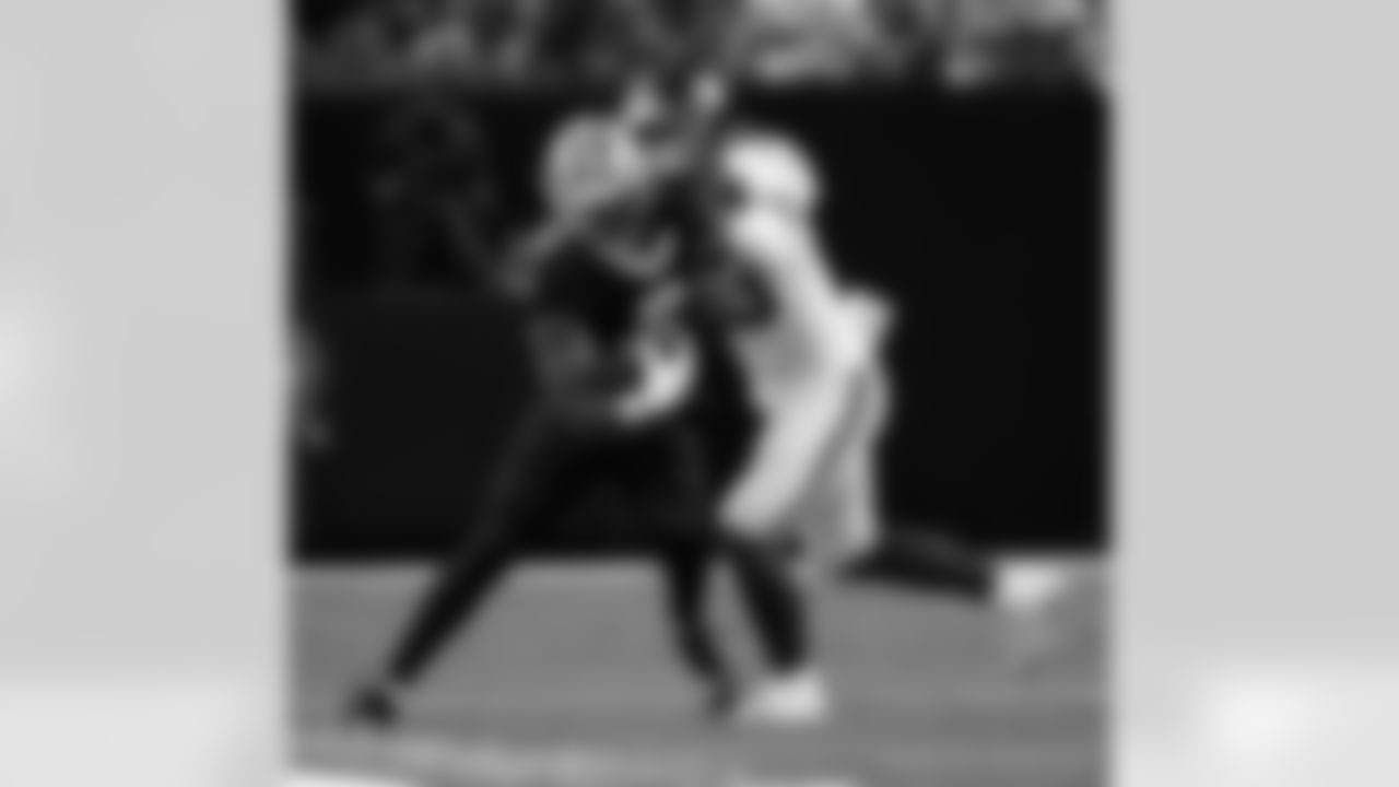 Check out the game action photos from the New Orleans Saints game against the New York Giants for Week 5 of the 2025 NFL season on Oct. 5, 2025 at Caesars Superdome.