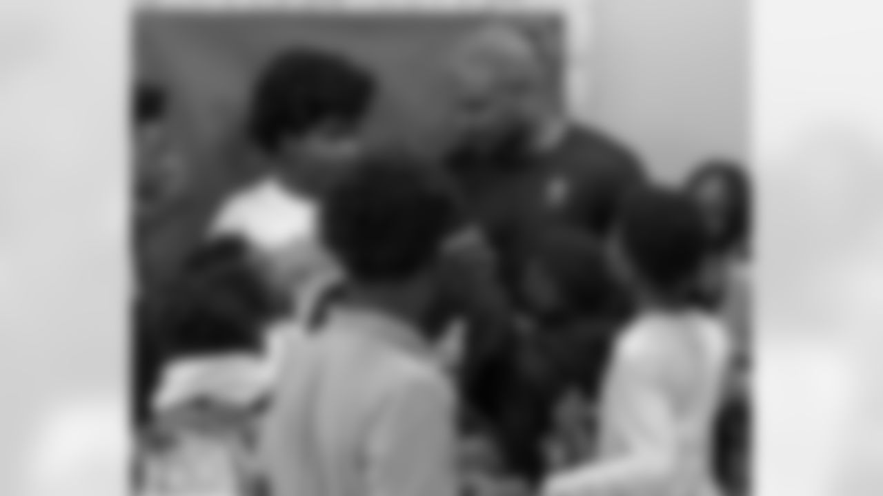 New Orleans Saints defensive end Cameron Jordan visited students and staff at KIPP Believe School on Tuesday, Nov. 11, 2025.