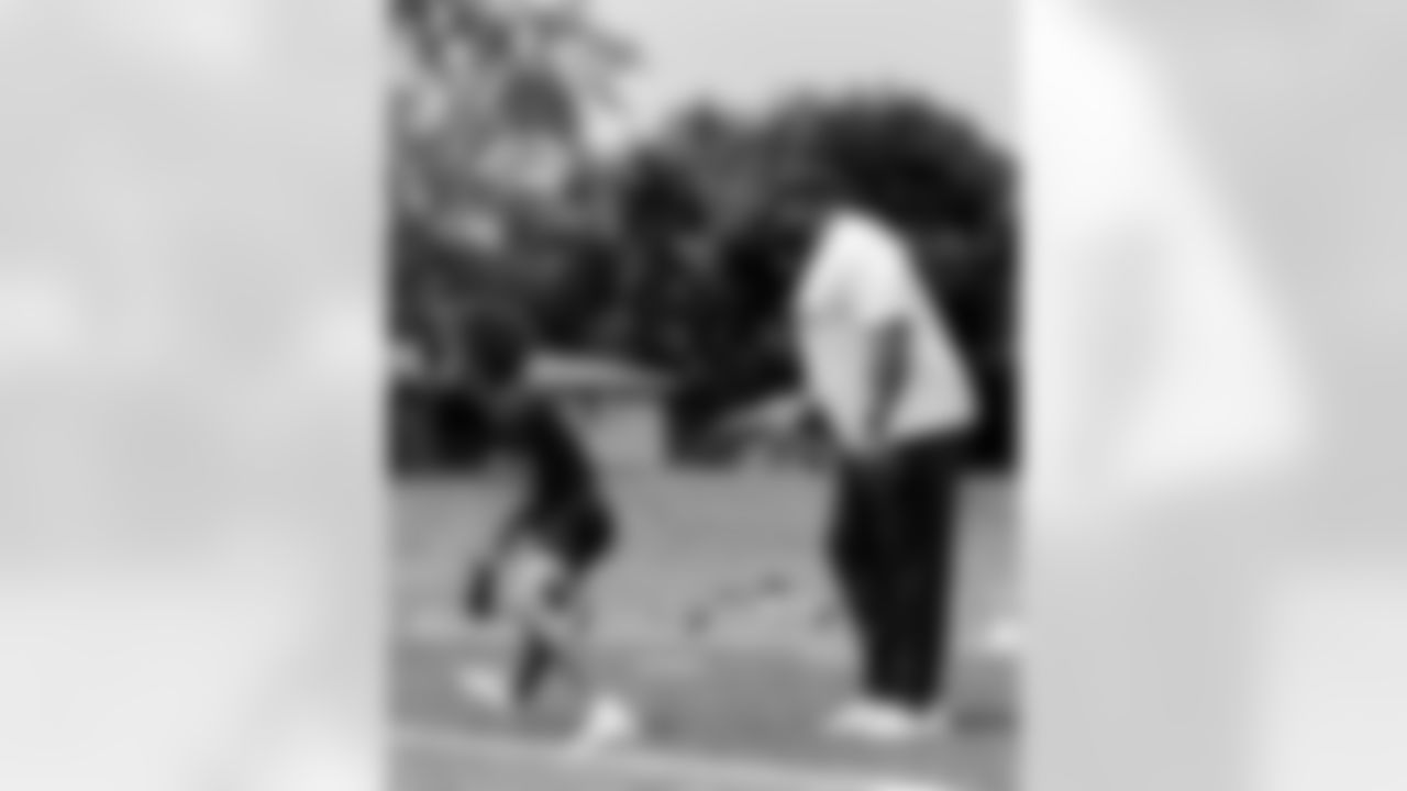 New Orleans Saints wide receivers coach Keith Williams along with Saints wide receivers Rashid Shaheed and Donovan Peoples-Jones joined youth athletes at the 2025 Nebraska Elite wide out camp on July 12, 2025 for a day of drills and skill building.