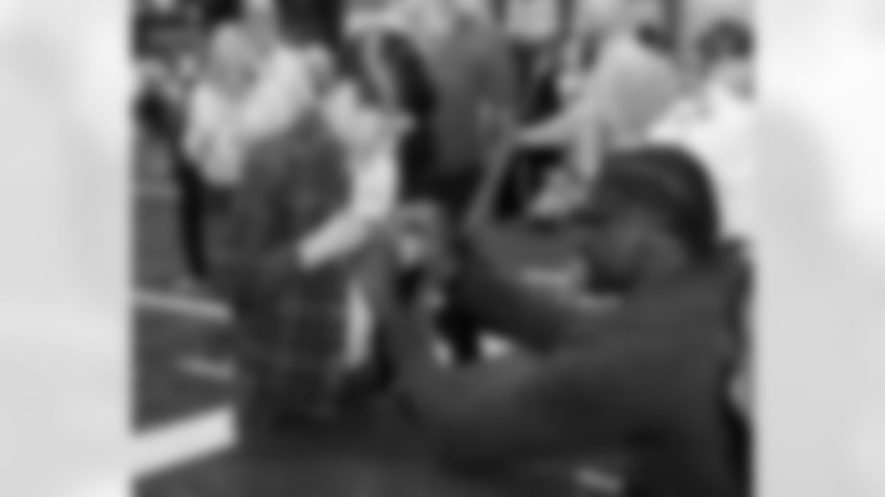 The New Orleans Saints hosted its 11th annual Sideline Pass holiday toy and gift drive in partnership with Saints owner and New Orleans Pelicans governor Gayle Benson and sideline reporter Jen Hale. Guests enjoyed appearances from defensive end Cam Jordan and tight end Juwan Johnson, plus the Saints Cheer Krewe, PelSquad, and more at the Ochsner Sports Performance Center on Tuesday, Nov. 25, 2025.