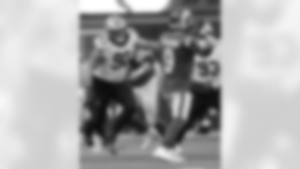 Check out the game action photos from the New Orleans Saints game against the Los Angeles Rams for Week 9 of the 2025 NFL season on Nov. 2, 2025 at SoFi Stadium.