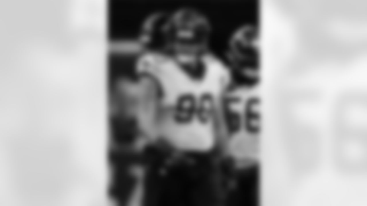 DT Bryan Bresee (90) in action during the New Orleans Saints game against the Arizona Cardinals for Week 1 of the 2025 NFL Season on Sept. 7, 2025 at Caesars Superdome.