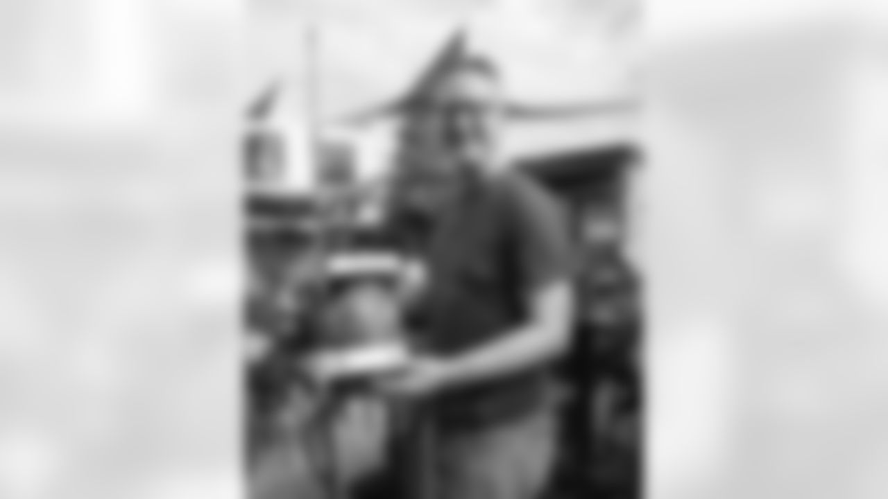 The New Orleans Saints hosted a watch party presented by Bud Light for their game against the Tennessee Titans on Dec. 28, 2025 at Bayou Beer Garden in New Orleans, Louisiana. Members of the Saints Cheer Krewe were in attendance and interacting with fans during the event.