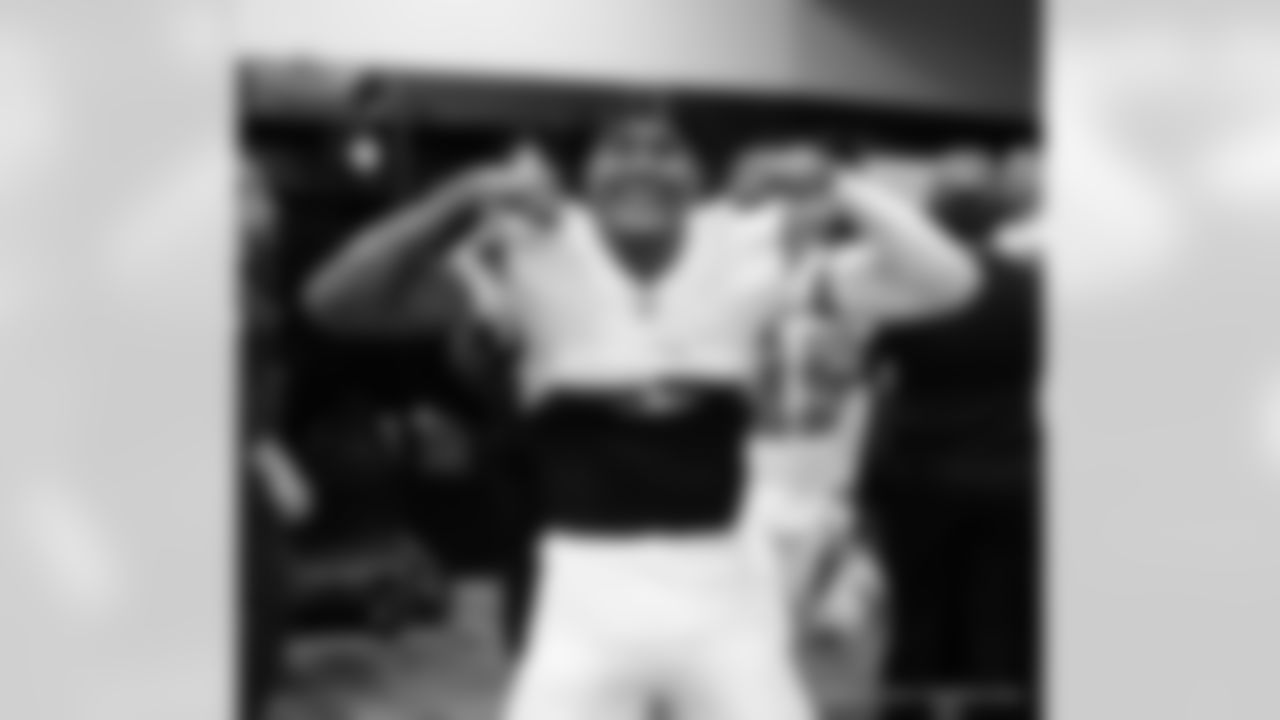 Head inside the New Orleans Saints locker room postgame after the Saints' win against the Carolina Panthers in Week 10 of the 2025 NFL Season presented by Bud Light.