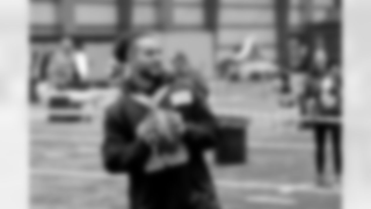 New Orleans Saints wide receiver Mason Tipton and linebacker Pete Werner joined members of the Saints Kids Club presented by Entergy, as well as the Pelicans and Saints Crib Clubs presented by Ochsner Children's Hospital, at the 2025 Holiday Huddle event on Wednesday, Dec. 10, 2025. Attendees enjoyed holiday-themed activities plus a Play Football Experience.