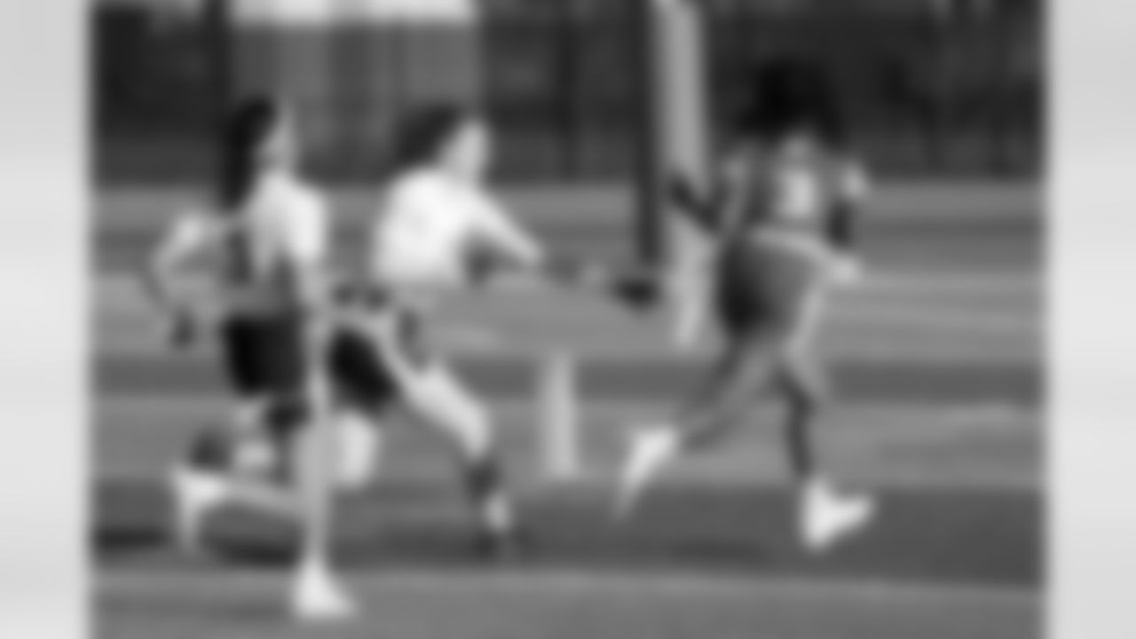 Check out the best Week 1 action shots as six teams competed on Thursday, April 4 as part of the 2024 Saints Girls High School Flag Football season.