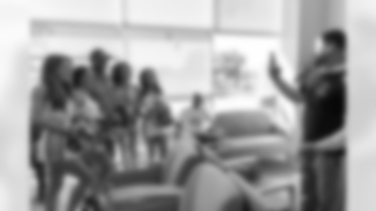 Former New Orleans Saints safety Tyrann Mathieu visited patients at Ochsner Cancer Center in Baton Rouge on October 29, 2025 as part of the NFL's Crucial Catch month.