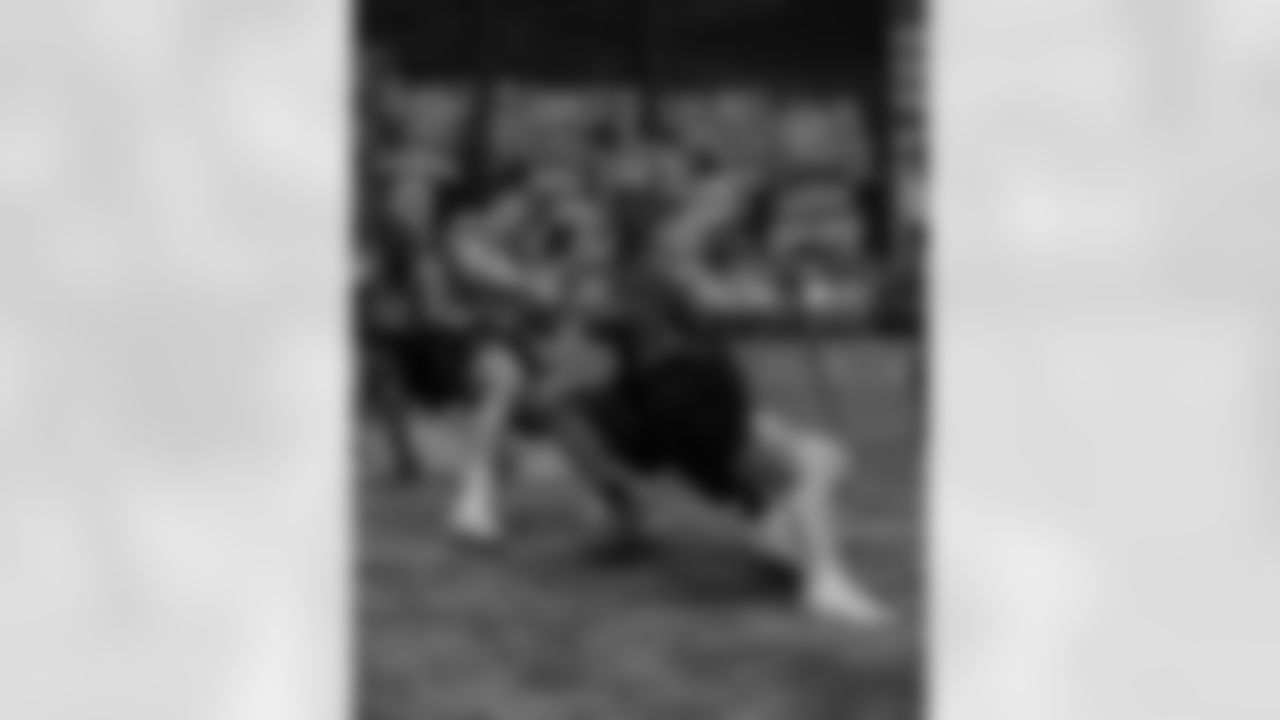 The New Orleans Saints and Dudley DeBosier hosted members of the Army, Marines, Air Force, Navy, and Coast Guard at the Ochsner Sports Performance Center for the 2026 Battle of the Branches on Thursday, January 29. Saints legend Pat Swilling, former defensive end Buford Jordan, and former kicker Greg Fassitt, along with Saints quarterback Tyler Shough and center Erik McCoy, were in attendance for the round-robin tournament featuring challenges such as tug-of-war, the 40-yard dash, and field goal kicking.