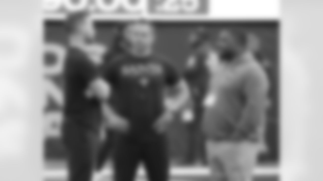 Check out the pregame photos from the New Orleans Saints game against the Los Angeles Rams for Week 9 of the 2025 NFL season on Nov. 2, 2025 at SoFi Stadium.