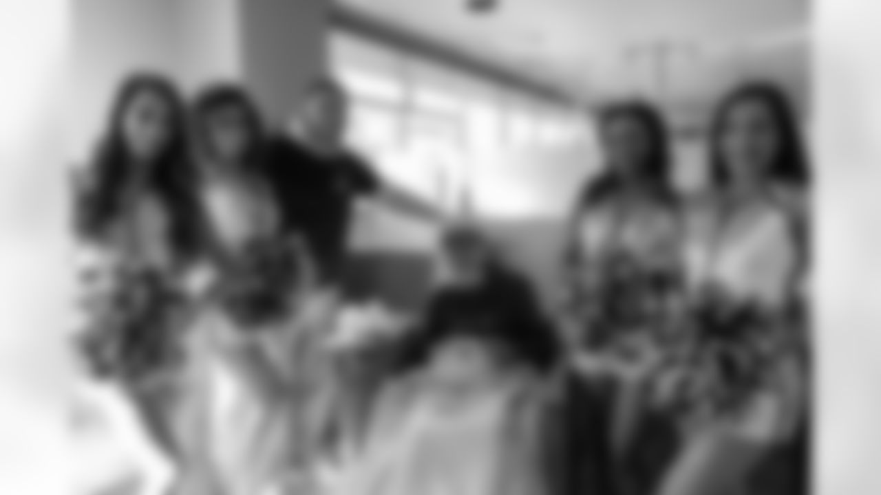 Former New Orleans Saints safety Tyrann Mathieu visited patients at Ochsner Cancer Center in Baton Rouge on October 29, 2025 as part of the NFL's Crucial Catch month.