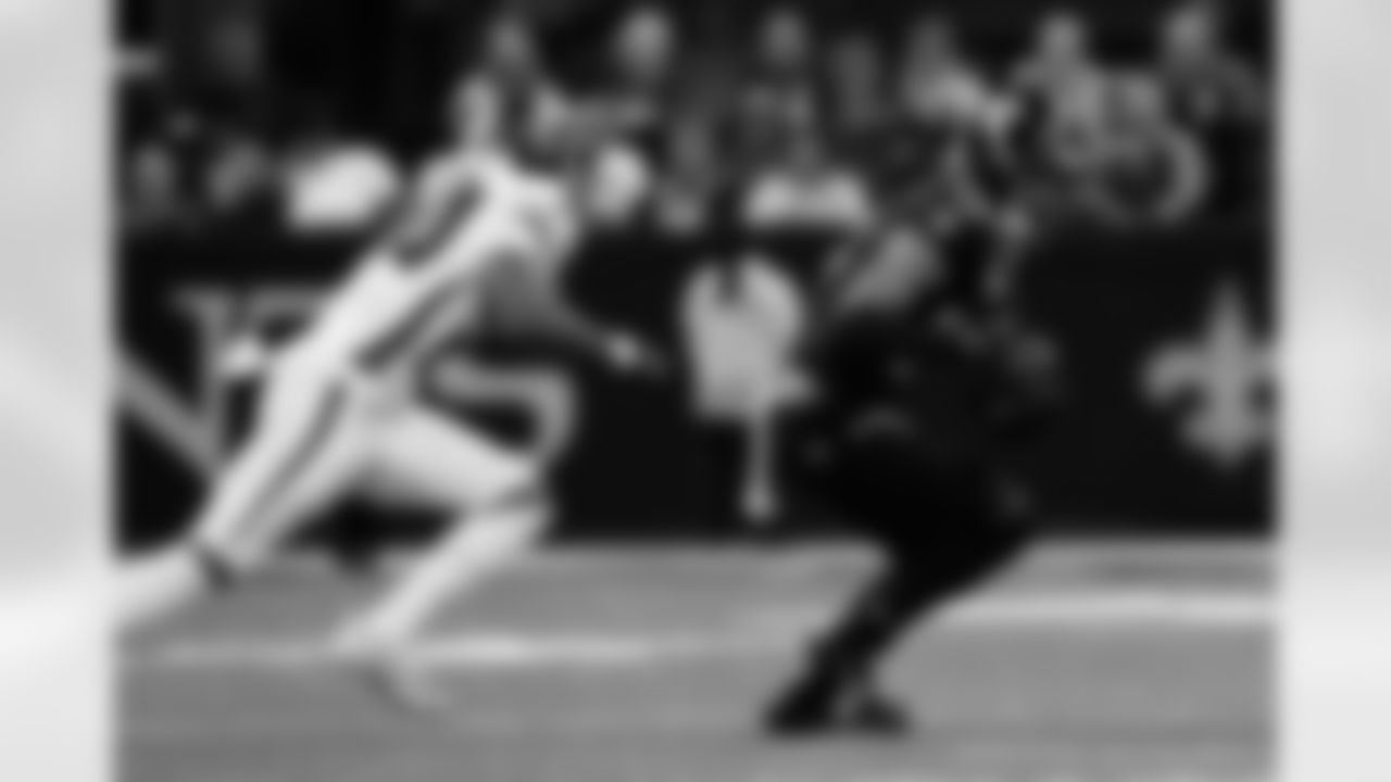 Check out the game action photos from the New Orleans Saints game against the Atlanta Falcons for Week 12 of the 2025 NFL season on Nov. 23, 2025 at the Caesars Superdome.