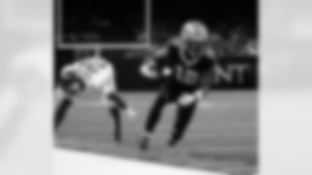 Check out the game action photos from the New Orleans Saints game against the New York Giants for Week 5 of the 2025 NFL season on Oct. 5, 2025 at Caesars Superdome.